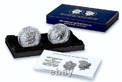 2024 MORGAN and PEACE REVERSE PROOF SILVER DOLLARS