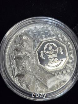 2024 Mongolia Wild Mongolia Snow Leopard 1 oz Silver Proof Coin
