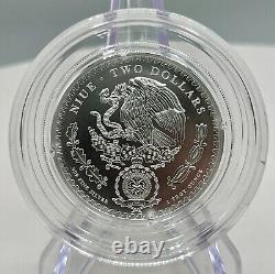 2024 Niue Libertad Coin UHR & Incused 1 oz. 999 Silver Mexico Box/COA