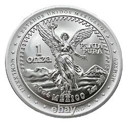 2024 Niue Libertad Coin UHR & Incused 1 oz. 999 Silver Mexico Box/COA