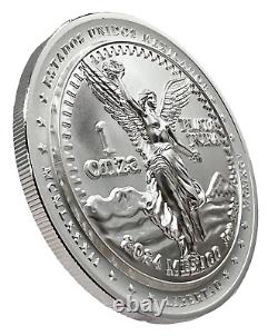 2024 Niue Libertad Coin UHR & Incused 1 oz. 999 Silver Mexico Box/COA