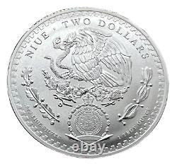 2024 Niue Libertad Coin UHR & Incused 1 oz. 999 Silver Mexico Box/COA