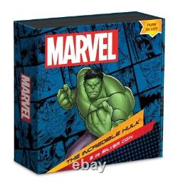 2024 Niue Marvel Classic Superheroes Incredible Hulk 3 oz Silver Proof Coin