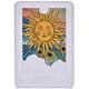 2024 Niue Tarot Card XIX The Sun 1 oz Silver Colorized Proof Coin