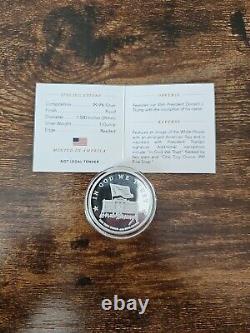 2024 President Trump First Edition 99.9% One Ounce Silver Proof Coin Medallion