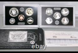 2024 S 10 Coin SILVER Proof Set with Box & COA, Sold Out@ Mint Hot
