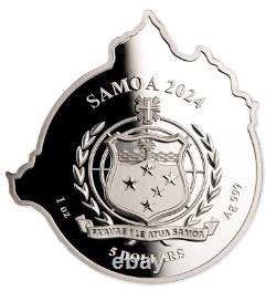2024 Samoa Magic The Gathering Chandra Nalaar 1oz Silver Proof-Like Coin