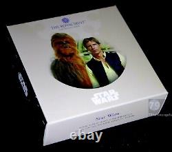 2024 Star Wars Han Solo & Chewbacca Silver Proof 1 oz Coin UK Box & COA