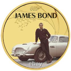 2024 Tuvalu James Bond Sean Connery 4 oz Silver Proof Seven Coin Collection