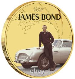 2024 Tuvalu James Bond Sean Connery 4 oz Silver Proof Seven Coin Collection