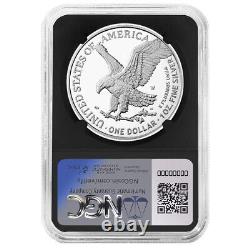 2024-W Proof $1 American Silver Eagle NGC PF70UC ER Blue Label Retro Core