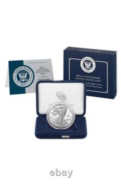 2025 250th Anniversary US NAVY PRIVY MARK 1oz One SILVER EAGLE PROOF IN HANDDD