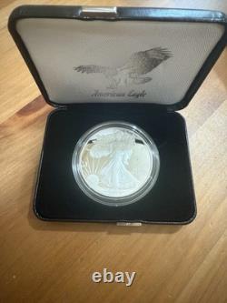 2025 Laser Engraved American Eagle One Ounce Silver Proof Coin In Hand