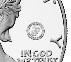 2025 Marine Corps 250th Anniversary Silver Proof Coin 1oz American Eagle PRESALE