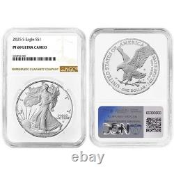 2025-S Proof $1 American Silver Eagle NGC PF69UC Brown Label