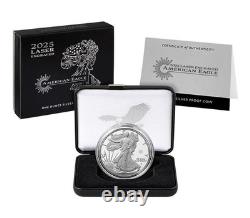 2025-W Laser Privy Proof American Silver Eagle $1 with OGP + COA ASE