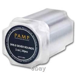 20 American Buffalo 1oz. 999 Silver Proof-like Liberty, Independence, Freedom BU