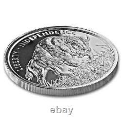 20 American Buffalo 1oz. 999 Silver Proof-like Liberty, Independence, Freedom BU