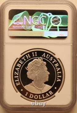 22 Australia $1 Wedge-Tailed Eagle 1oz Ultra High Relief Silver Proof NGC PF70