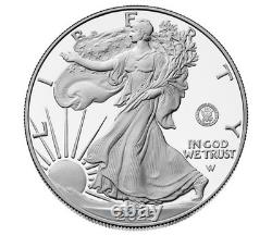 250th Anniversary US Navy American Eagle One Ounce Silver Proof Coin In Hand