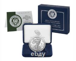 250th Anniversary United States Army American Eagle One Ounce Silver Proof Coin