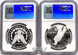 2 coin set 2024 morgan and peace proof silver dollars ngc pf 70 uc Presale