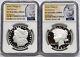 2 coin set 2024 morgan peace proof silver dollars ngc pf 70 uc first releases