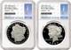 2 coin set 2025 proof morgan peace silver dollars ngc pf70 uc fdoi 1st presale