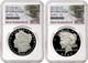 2 coin set 2025 proof morgan peace silver dollars ngc pf70 uc fdoi sf presale
