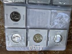 36 Silver Proof State Quarters + 4 x 60s Quarters + Roll UNC Silver Dimes 90%