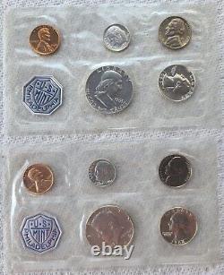4 U. S. Mint Proof Set Coins 1960, 1961, 1963, 1964 Silver