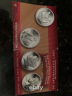 5 oz silver coin proof 100th Anniversary of Last Morgan Dollar