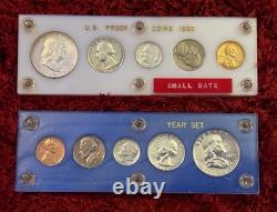 6- 1958,1959, 1960,1961,1962,1963US Silver Proof Sets in Holders-FREE SHIP