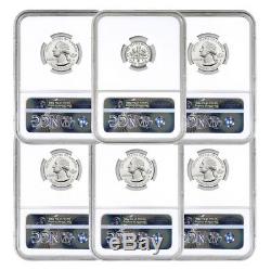 6-Coin 2017-S Limited Edition Silver Proof Set NGC PF70 ER 225th Annv SKU51981