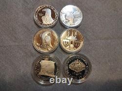 6 Silver UNC And Proof U. S. $1 Coins