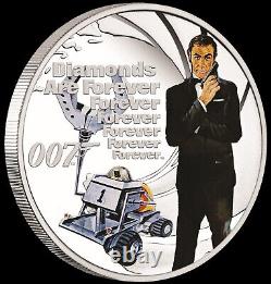 7-COIN-SET JAMES BOND 007 SEAN CONNERY COLLECTION 6x0.5+1=4oz SILVER PROOF 2024