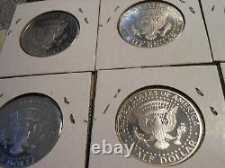 7 Coins 1992 1993 1994 1995 1996 1997 1998 PROOF 90% Silver Kennedy Half Dollars