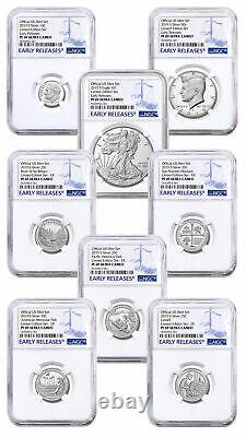 8 Coin 2019 S US Limited Edition Silver Proof NGC PF69 UC ER