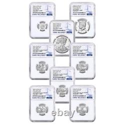 8-Coin Set 2018-S U. S. Limited Edition Silver Proof Coins Set NGC PF69 UC ER