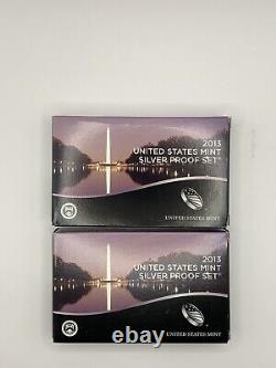 8 Sets US MINT 2013 2 SILVER, 2 Proof, 2 Presidential, 2 UNC PD in BOX with COA