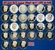 90% SILVER PROOF Kennedy Half Dollars Set of 27 Coins Dated 1992-S thru 2018-S