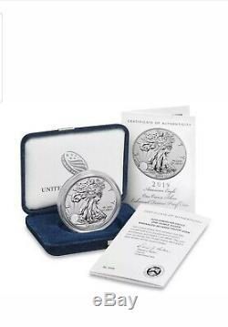 America Eagle 2019 S Silver Enhanced Reverse Proof Coin 19XE UNOPENED