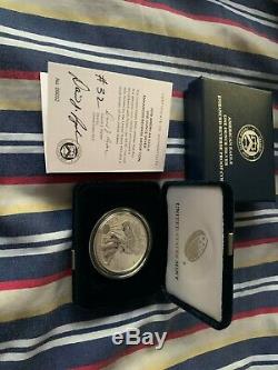 American Eagle 2019 One Ounce Silver Enhanced Reverse Proof Coin #32 Signed