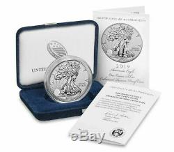 American Eagle 2019 One Ounce Silver Enhanced Reverse Proof Coin #32 Signed