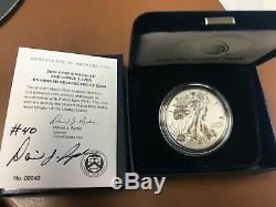 American Eagle 2019 One Ounce Silver Enhanced Reverse Proof Coin #40 Signed