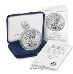 American Eagle 2019 One Ounce Silver Enhanced Reverse Proof Coin IN HAND