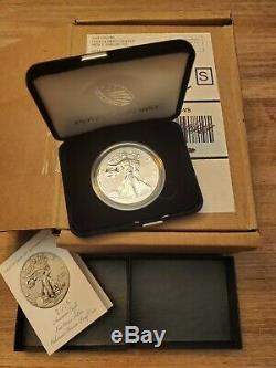 American Eagle 2019-S 1 Ounce Silver Enhanced Reverse Proof Coin 19XE IN HAND