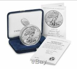 American Eagle 2019-S 1 Ounce Silver Enhanced Reverse Proof Coin UNOPENED
