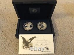 American Eagle San Francisco Two-Coin Silver Proof Set, 2012, Item #EG1
