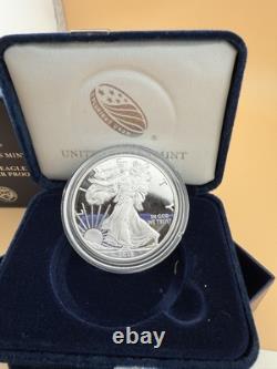 American Silver Eagle 2018 San Francisco Proof 1oz Silver Coin OGP With COA